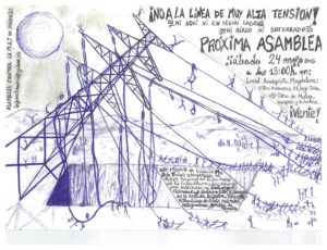 24 enero, 13h: Próxima asamblea en contra de la línea de muy alta tensión