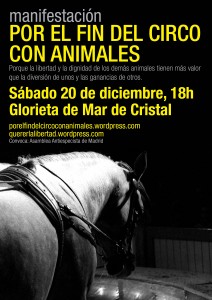 Tormenta de verano por el fin del circo con animales