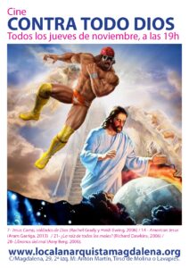 Jueves 14, 19h:   American Jesus, de Aran Garriga, 2013.