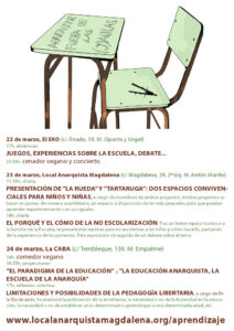 Jornadas: Aprender fuera de las (j)aulas‏