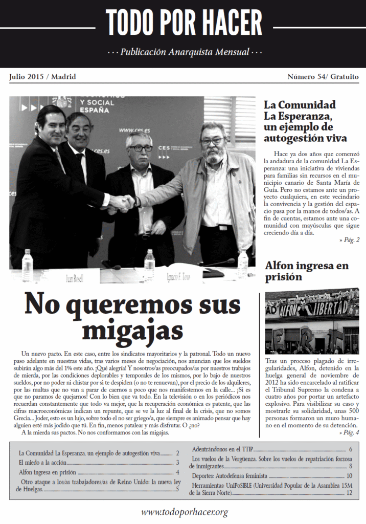 Ya está disponible para descargar el nº 54 de Todo por Hacer (Julio 2015)