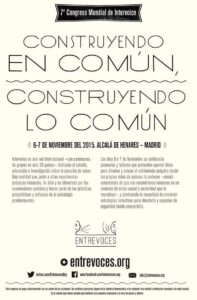 Ven a por carteles del séptimo Congreso Mundial de Hearing Voices