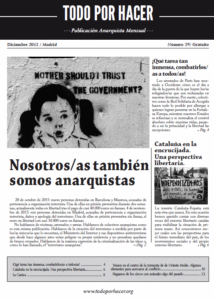 Ya está disponible en la central de propaganda el nº 59 de Todo por Hacer (Diciembre 2015)