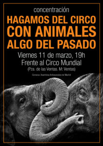 11 de marzo: concentración frente al Circo Mundial