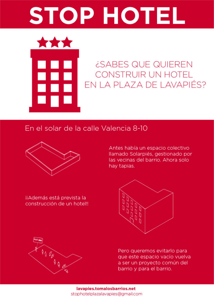 ¿Sabes que quieren construir un Hotel en la plaza de Lavapiés?