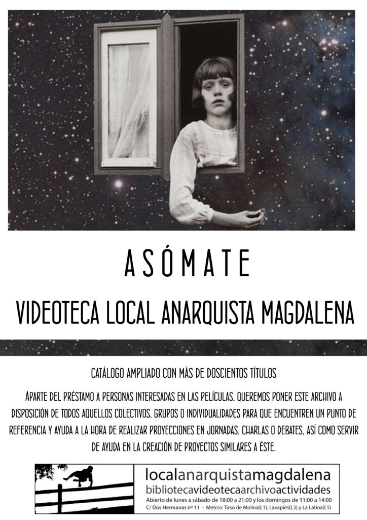 Asómate a la Videoteca del Local Anarquista Magdalena