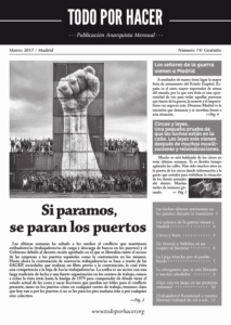Ya está disponible para descargar el nº 74 de Todo por Hacer (marzo 2017)