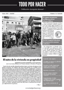 Ya está disponible el nº 76 de Todo por Hacer (mayo 2017)