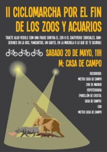 II Ciclomarcha por el fin de los zoos y acuarios