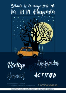 Vértigo, Agazapadas, alminimal y Actitud. Concierto 12 de mayo
