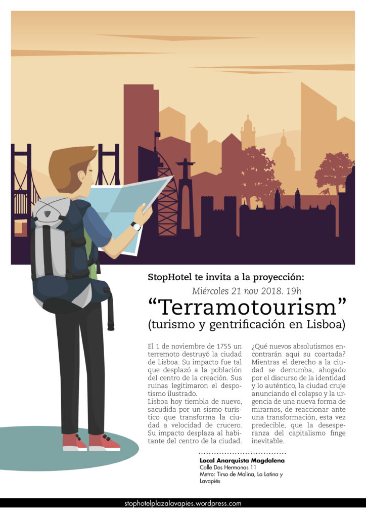 Proyección: Terramotourism. Miércoles 21 de noviembre, 19h.