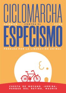 Ciclomarcha contra el especismo. 20-06-19, 11h