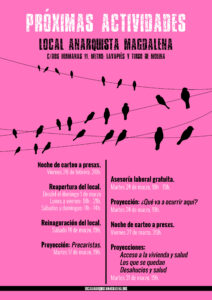 Activades de marzo en Magdalena