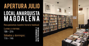 HORARIO APERTURA JULIO