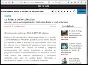 ¿Has leído «La fuerza de lo colectivo»?