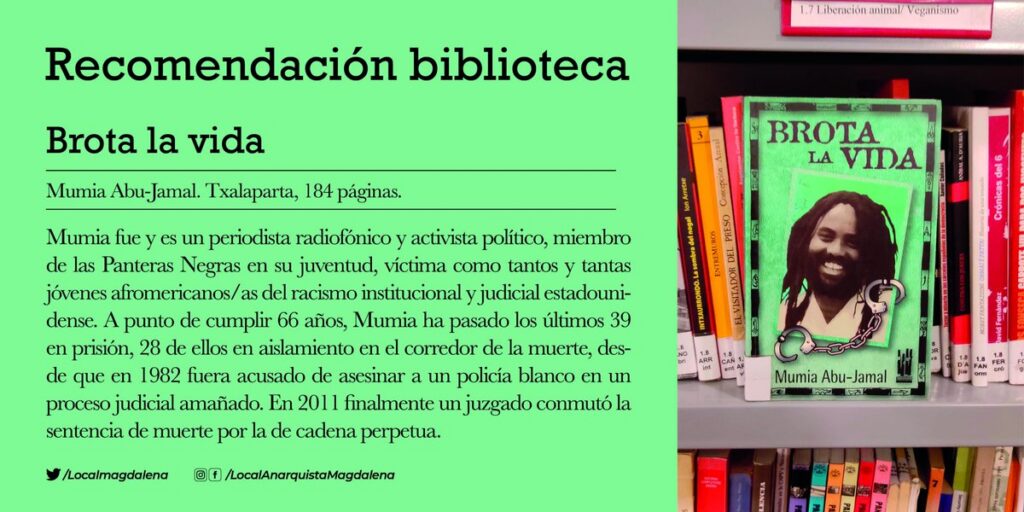 Recomendación biblioteca: Brota la vida