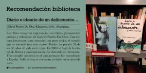 Recomendación biblioteca: Diario e ideario de un delincuente