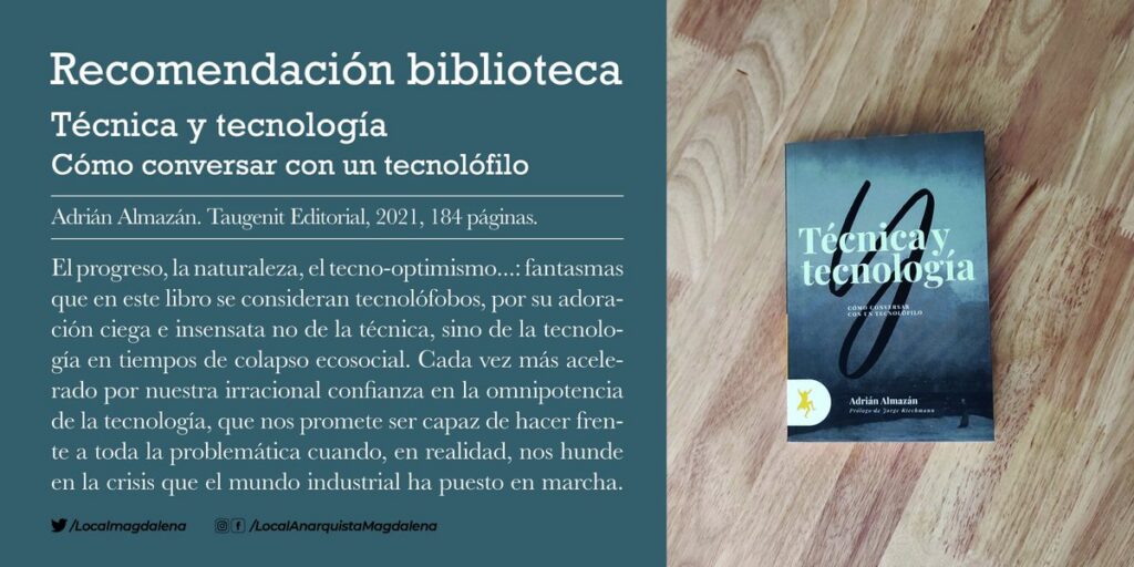Recomendación biblioteca: Técnica y tecnología