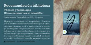Recomendación biblioteca: Técnica y tecnología