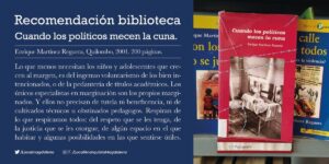 Recomendación biblioteca: Cuando los políticos mecen la cuna