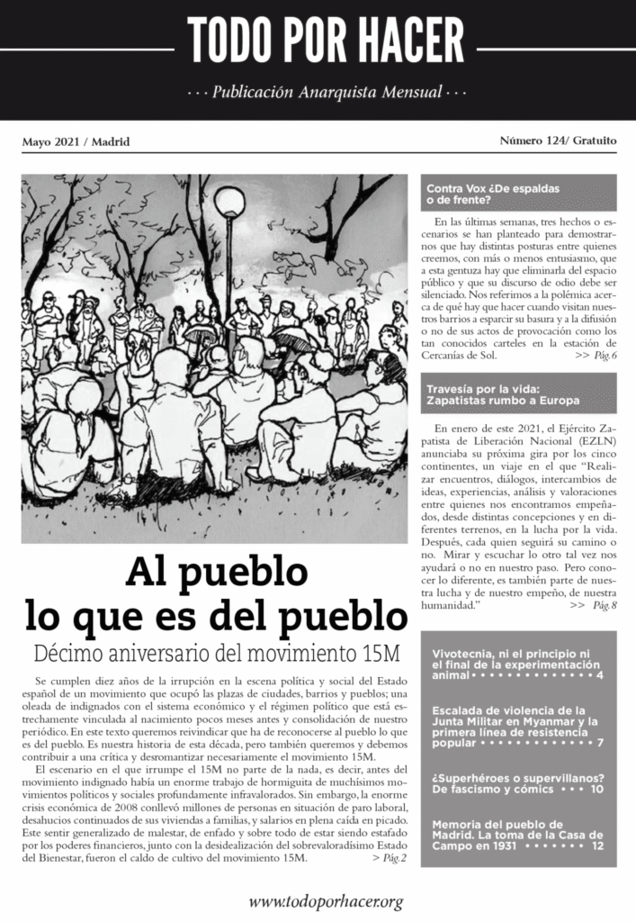 Ya puedes venir por el nº 124 de Todo por Hacer (mayo 2021)