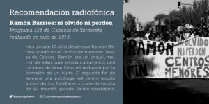 Ramón Barrios: Ni olvido, ni perdón