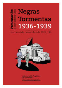 Presentación de la novela gráfica Negras tormentas 1936-1939