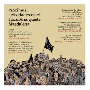 Próximas actividades