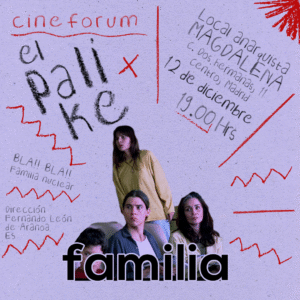 Cine forum El Palike: La familia, jueves 12, 19h.