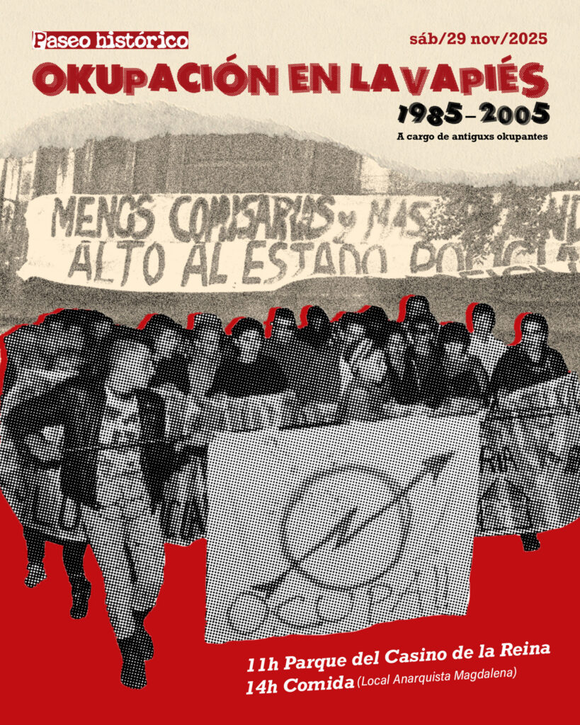 Paseo histórico sobre la Okupación en Lavapiés. 1985-2005